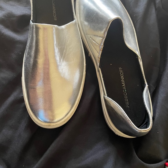 Silver slide shoes - Picture 2 of 5